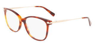 Longchamp Lo2691 Women Havana Squared Eyeglasses