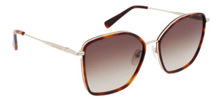 Longchamp Lo685s N Women Gold Geometric Sunglasses