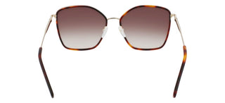 Longchamp Lo685s N Women Gold Geometric Sunglasses