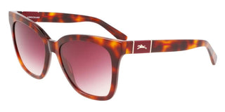 Longchamp Lo696s N Women Havana Squared Sunglasses