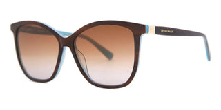 Longchamp Lo708s N Women Brown Squared Sunglasses