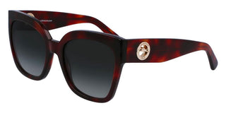Longchamp Lo717s N Women Havana Butterfly Sunglasses