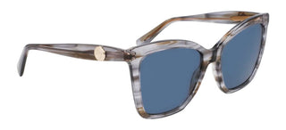 Longchamp Lo742s N Women Grey Squared Sunglasses
