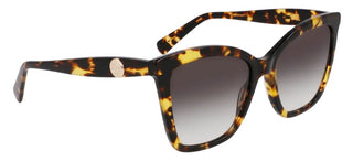 Longchamp Lo742s N Women Havana Squared Sunglasses