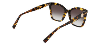 Longchamp Lo742s N Women Havana Squared Sunglasses