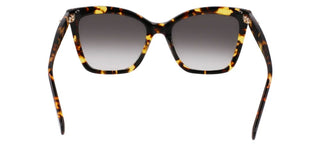 Longchamp Lo742s N Women Havana Squared Sunglasses