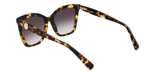 Longchamp Lo742s N Women Havana Squared Sunglasses