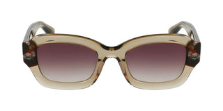 Longchamp Lo749s N Women Green Rectangle Sunglasses