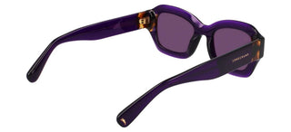 Longchamp Lo749s N Women Violet Rectangle Sunglasses