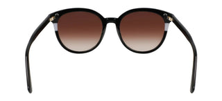 Longchamp Lo752s N Women Black Round Sunglasses