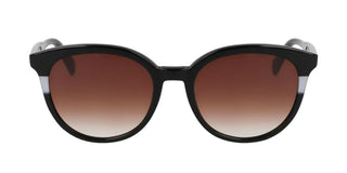 Longchamp Lo752s N Women Black Round Sunglasses
