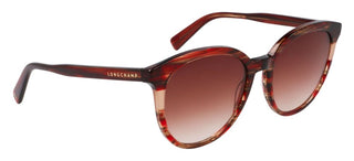 Longchamp Lo752s N Women Red Round Sunglasses
