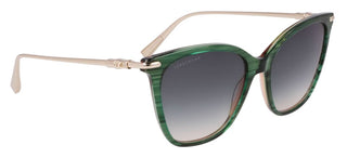 Longchamp Lo757s N Women Green Squared Sunglasses