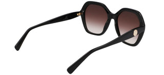 Longchamp Lo759s Unisex Black Geometric Sunglasses