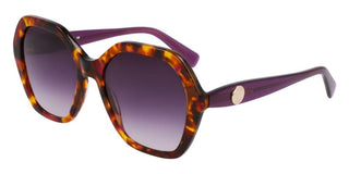 Longchamp Lo759s Unisex Havana Geometric Sunglasses