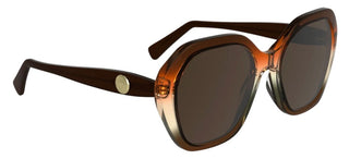 Longchamp Lo759s N Women Brown Geometric Sunglasses