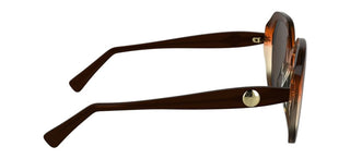 Longchamp Lo759s N Women Brown Geometric Sunglasses
