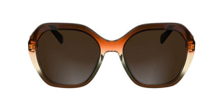 Longchamp Lo759s N Women Brown Geometric Sunglasses