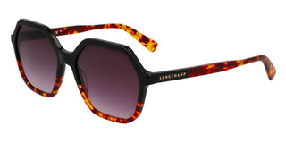 Longchamp Lo760s Unisex Havana Geometric Sunglasses