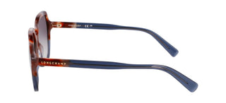Longchamp Lo760s Unisex Havana Geometric Sunglasses
