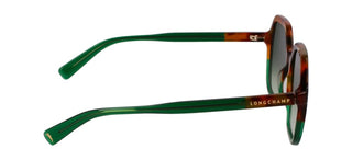 Longchamp Lo760s Unisex Havana Geometric Sunglasses