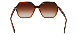 Longchamp Lo760s N Women Brown Geometric Sunglasses