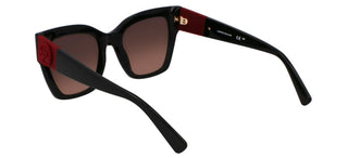 Longchamp Lo762s N Women Black Squared Sunglasses