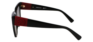 Longchamp Lo762s N Women Black Squared Sunglasses