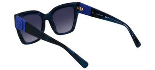 Longchamp Lo762s N Women Blue Squared Sunglasses