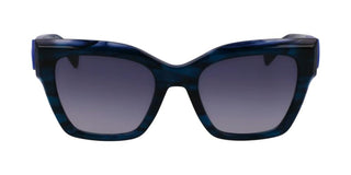 Longchamp Lo762s N Women Blue Squared Sunglasses