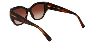 Longchamp Lo764s N Women Brown Squared Sunglasses