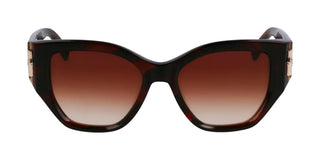 Longchamp Lo764s N Women Brown Squared Sunglasses
