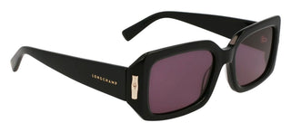 Longchamp Lo765s N Women Black Rectangle Sunglasses