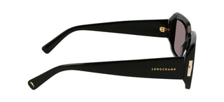 Longchamp Lo765s N Women Black Rectangle Sunglasses