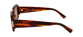 Longchamp Lo765s N Women Brown Rectangle Sunglasses
