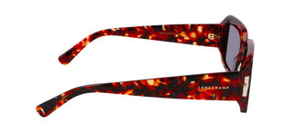 Longchamp Lo765s N Women Red Rectangle Sunglasses