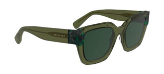 Longchamp Lo771s N Women Green Squared Sunglasses