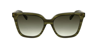 Longchamp Lo772s N Women Green Squared Sunglasses