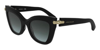 Longchamp Lo775s N Women Black Cat Eye Sunglasses