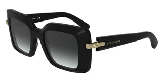 Longchamp Lo776s N Women Black Squared Sunglasses