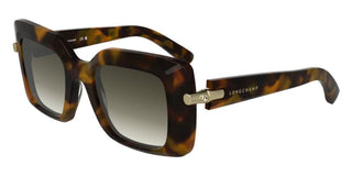 Longchamp Lo776s N Women Havana Squared Sunglasses