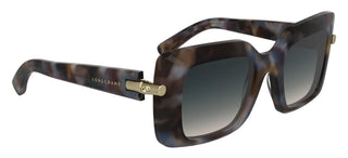 Longchamp Lo776s N Women Havana Squared Sunglasses