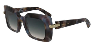 Longchamp Lo776s N Women Havana Squared Sunglasses
