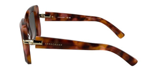 Longchamp Lo776s N Women Havana Squared Sunglasses