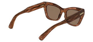 Longchamp Lo777s N Women Brown Rectangle Sunglasses