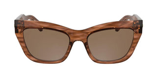 Longchamp Lo777s N Women Brown Rectangle Sunglasses