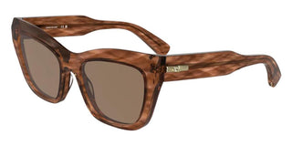 Longchamp Lo777s N Women Brown Rectangle Sunglasses