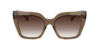 Longchamp Lo778s N Women Brown Butterfly Sunglasses