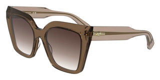 Longchamp Lo778s N Women Brown Butterfly Sunglasses