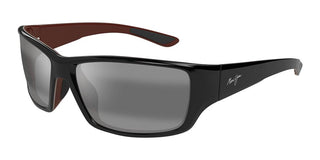 Maui Jim Local Kine Mj0810s Men Black Geometric Sunglasses